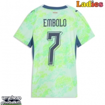 Switzerland Breel Embolo #7 Replica Away Shirt Ladies World Cup 2026 Short Sleeve